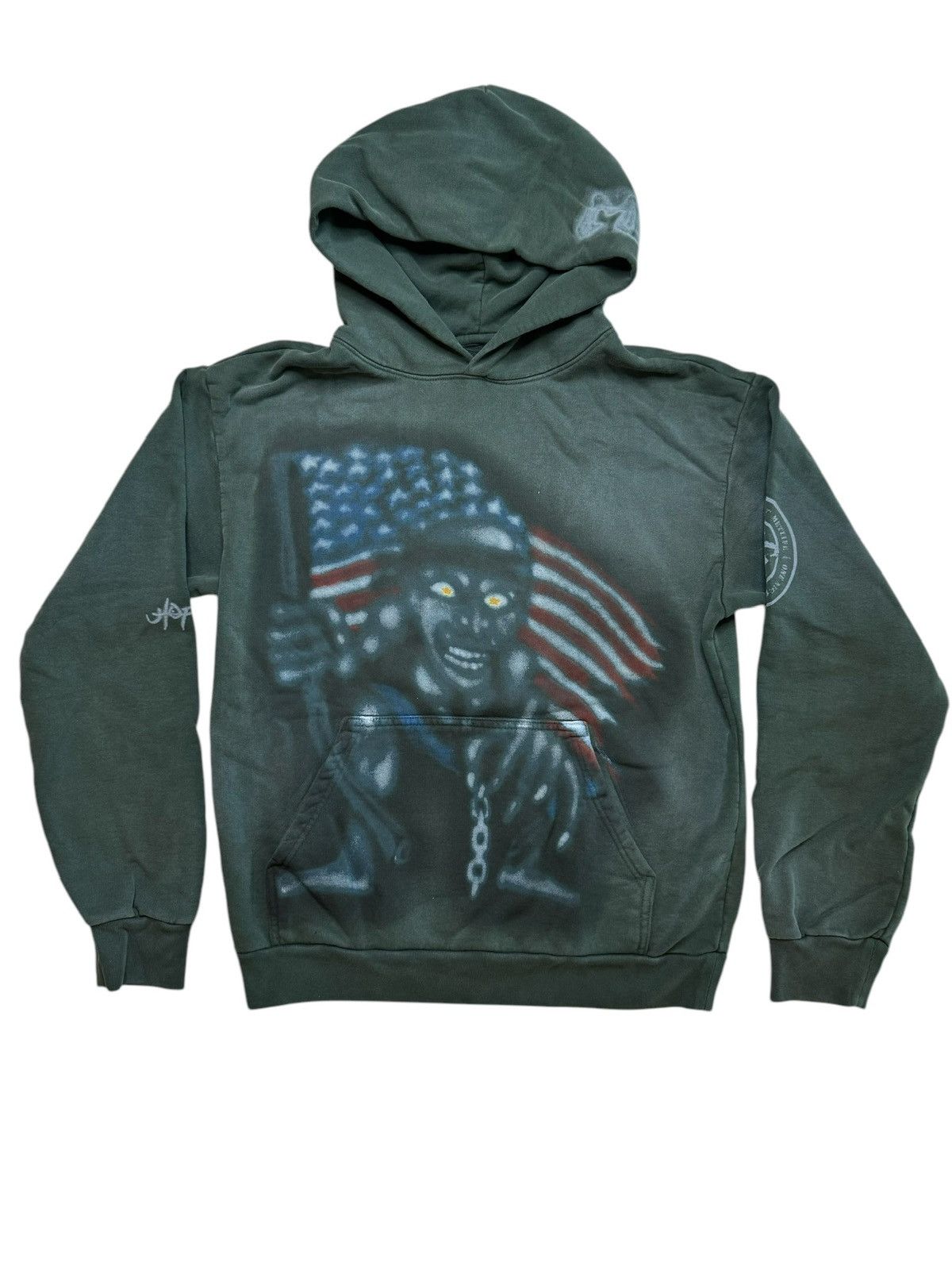 Travis Scott Met Life Hoodie II Washed Green