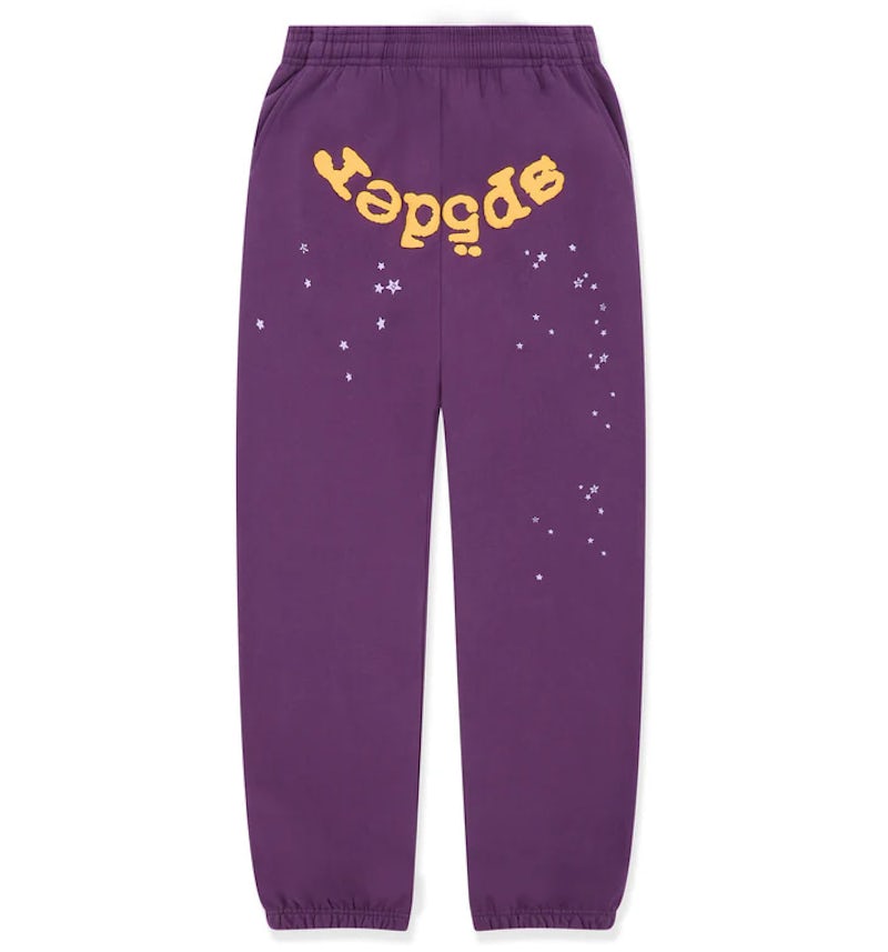 Sp5der Star OG Web V2 Sweatpant Purple