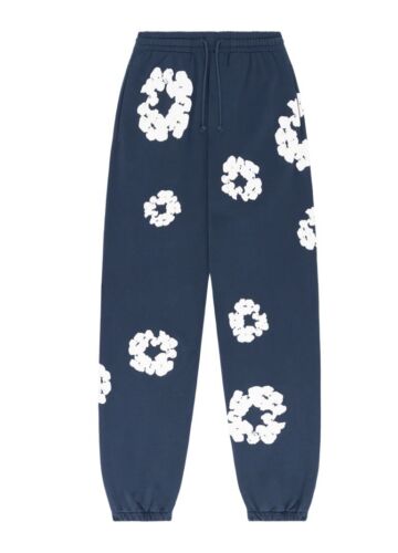 Denim Tears Cotton Wreath Sweatpants Navy