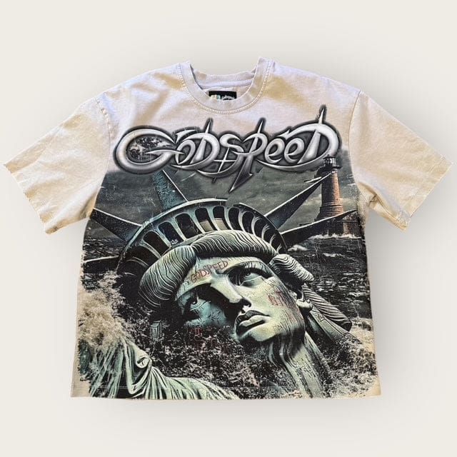 GODSPEED Sunken-Liberty-2-Slate Grey T-Shirt