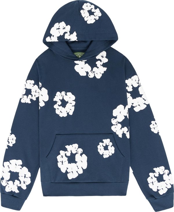 Denim Tears Cotton Wreath Sweatshirt Navy