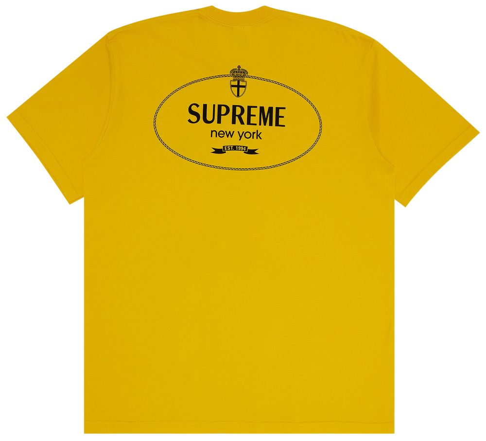 Supreme Crest Tee (FW24) Yellow
