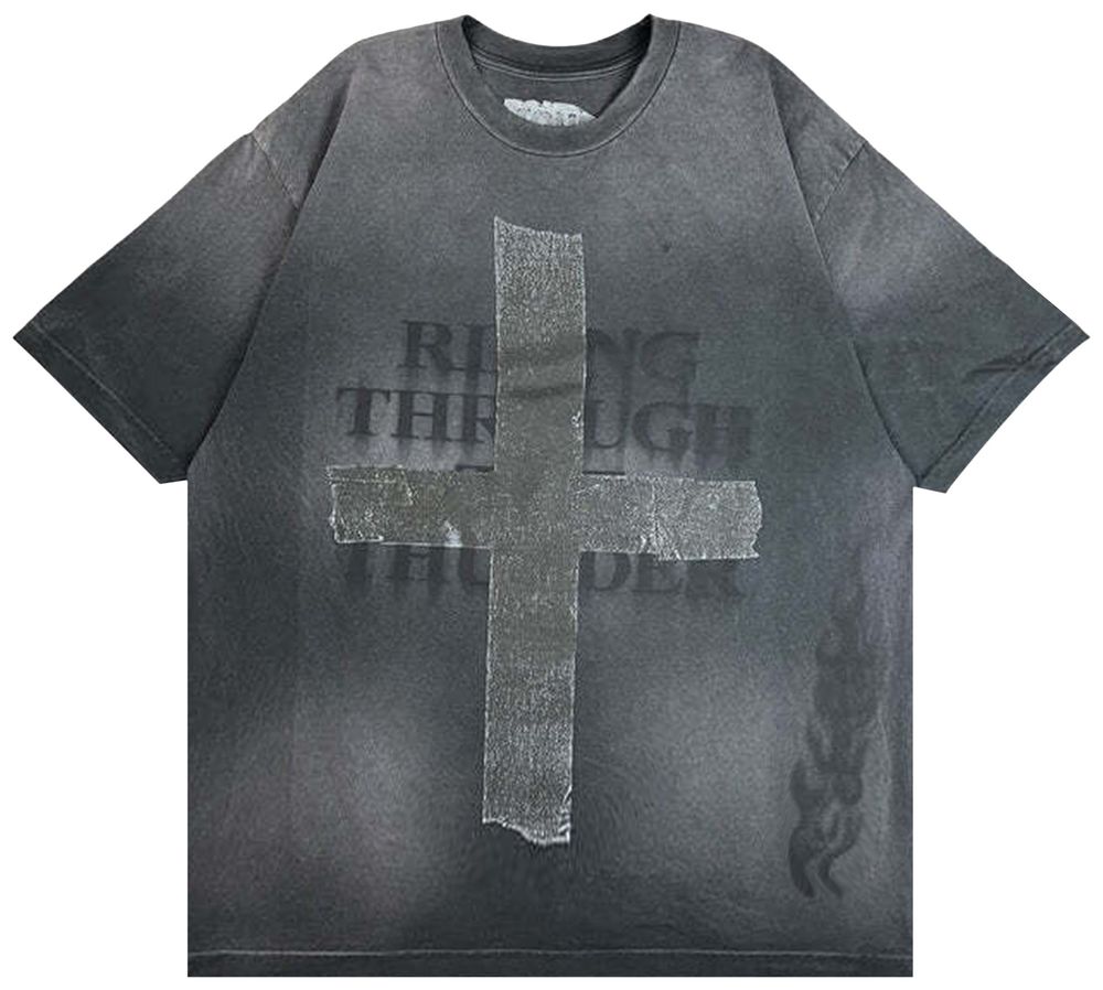 Travis Scott Met Life Tee II Washed Grey/Black