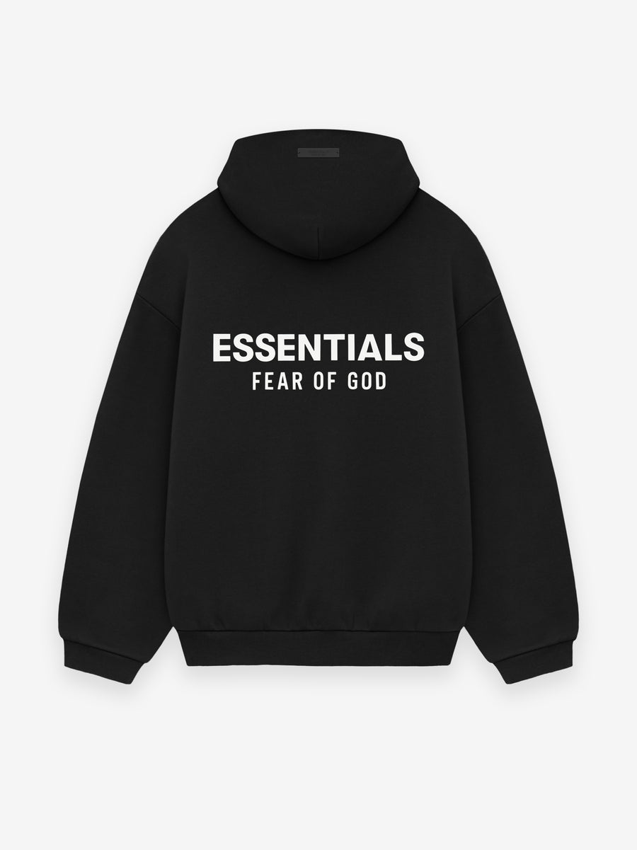 Fear of God Essentials Fleece Hoodie (FW24) Black