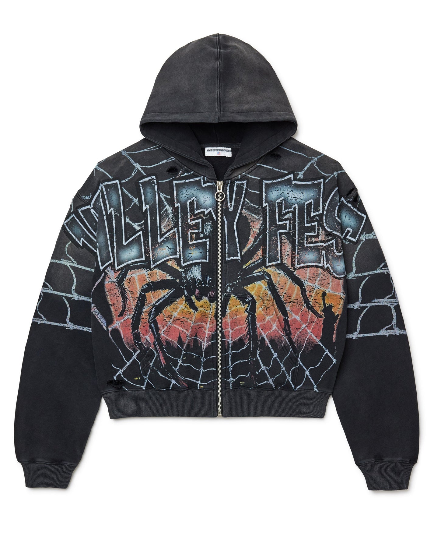 Vale Forever Widow Big Zip Up Hoodie