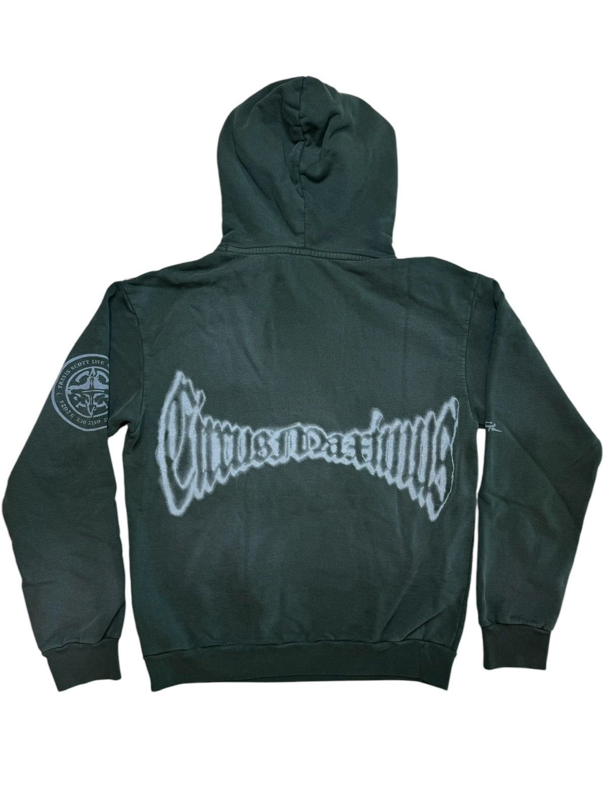 Travis Scott Met Life Hoodie II Washed Green