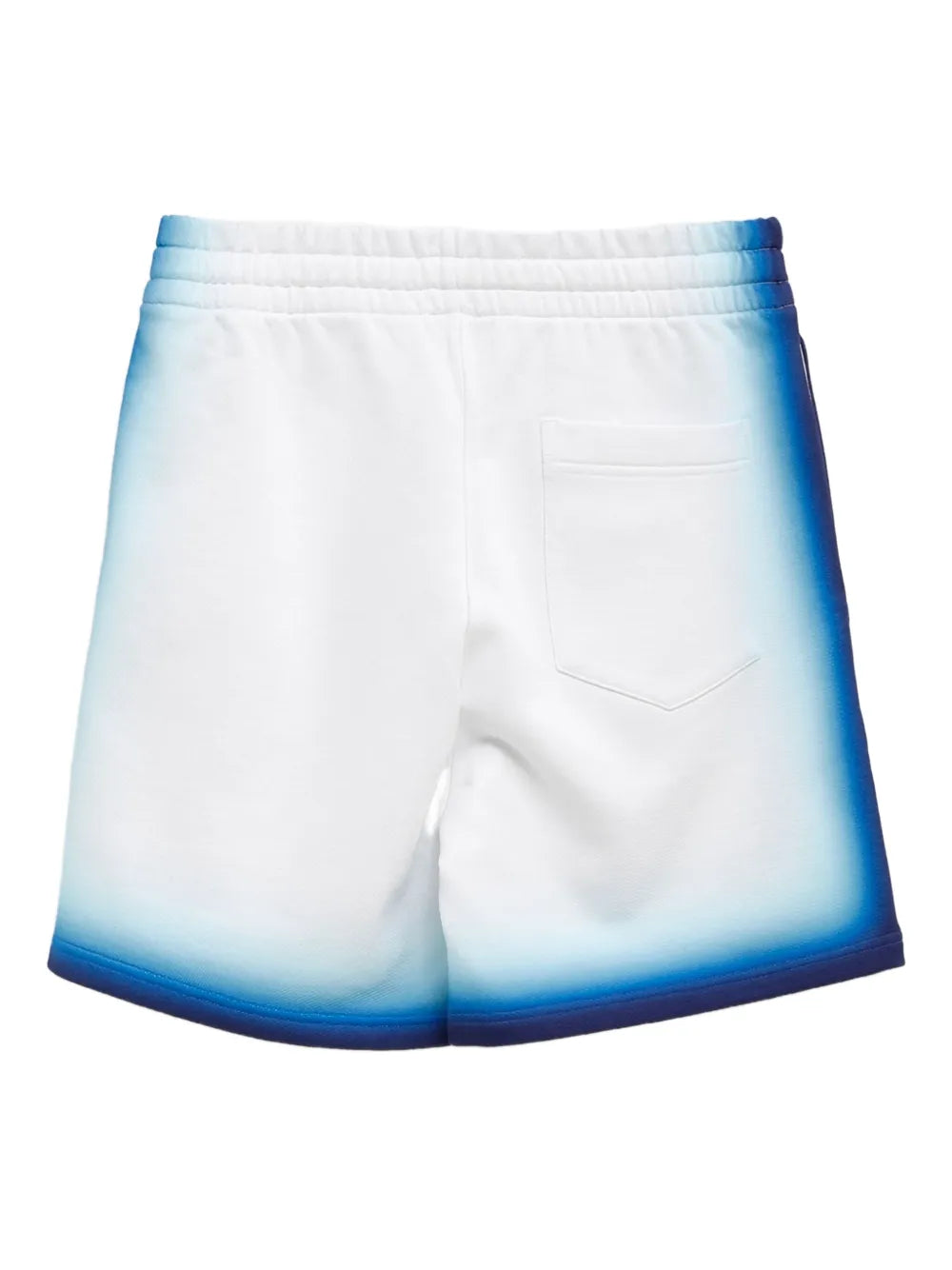 Casablanca Spray Dye Gradient Faded Logo Sweatshorts Blue
