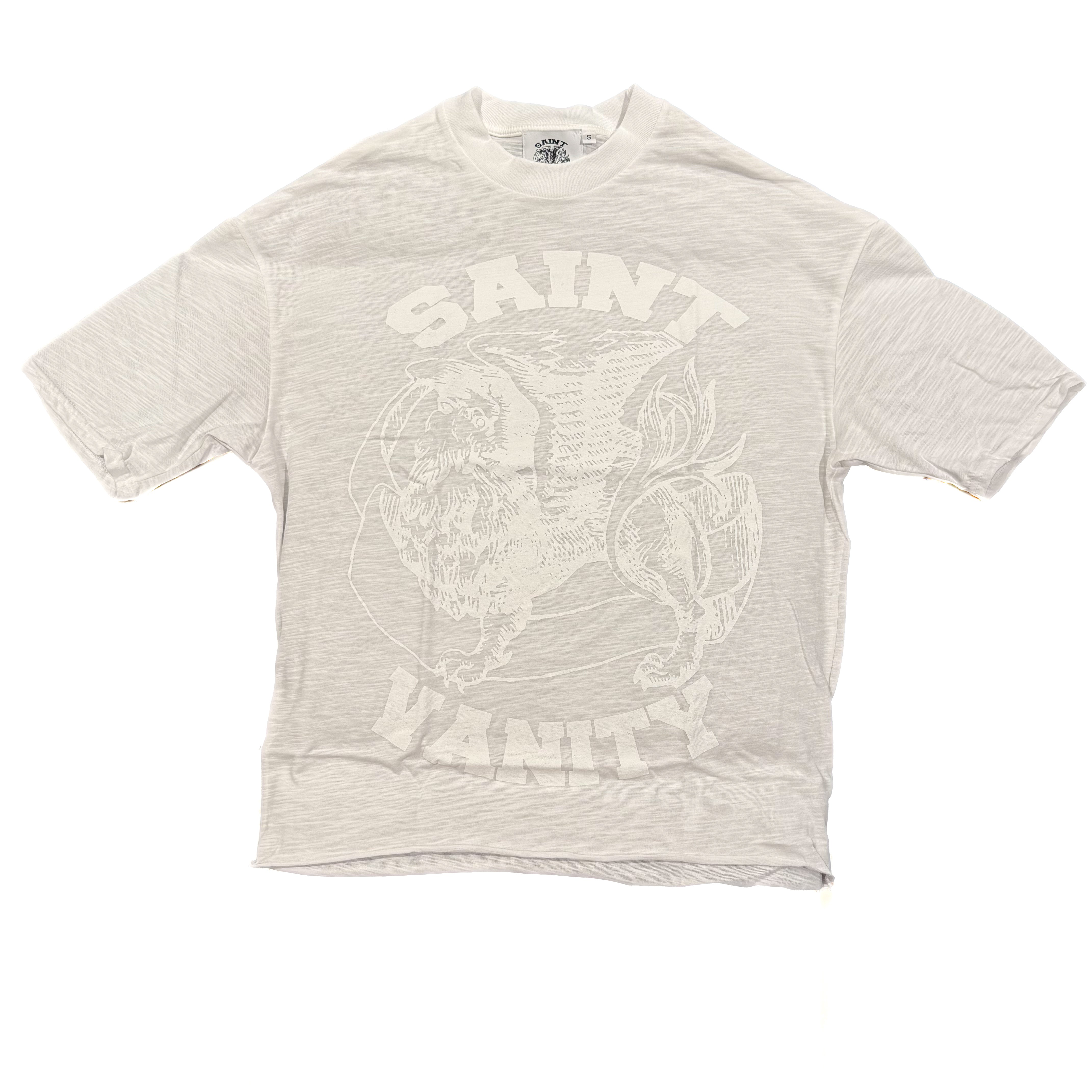 Saint Vanity Monochromatic Griffin Tee White