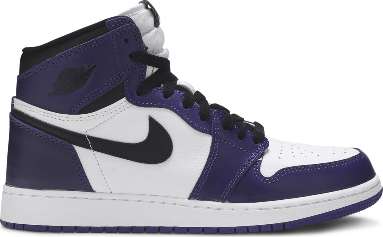 Air Jordan 1 Retro High Court Purple White (GS)
