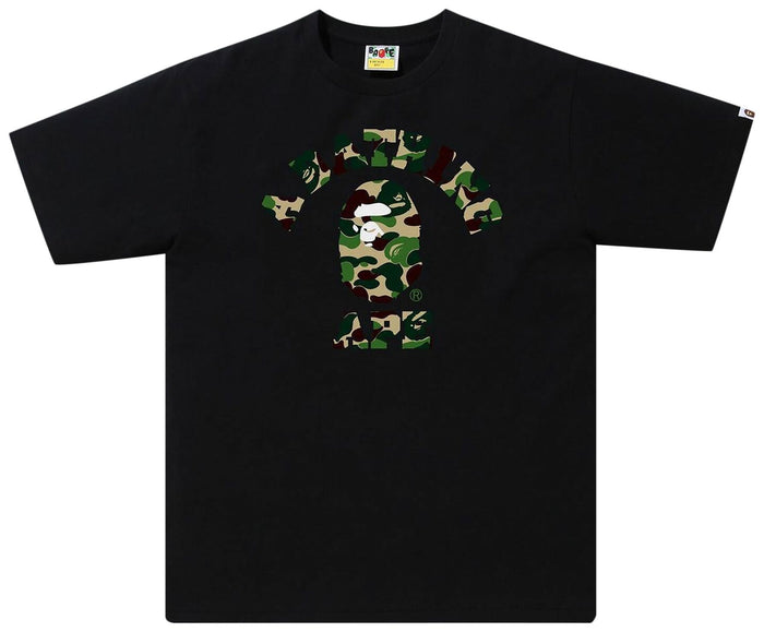 Bape ABC Camo College Tee Black/Green