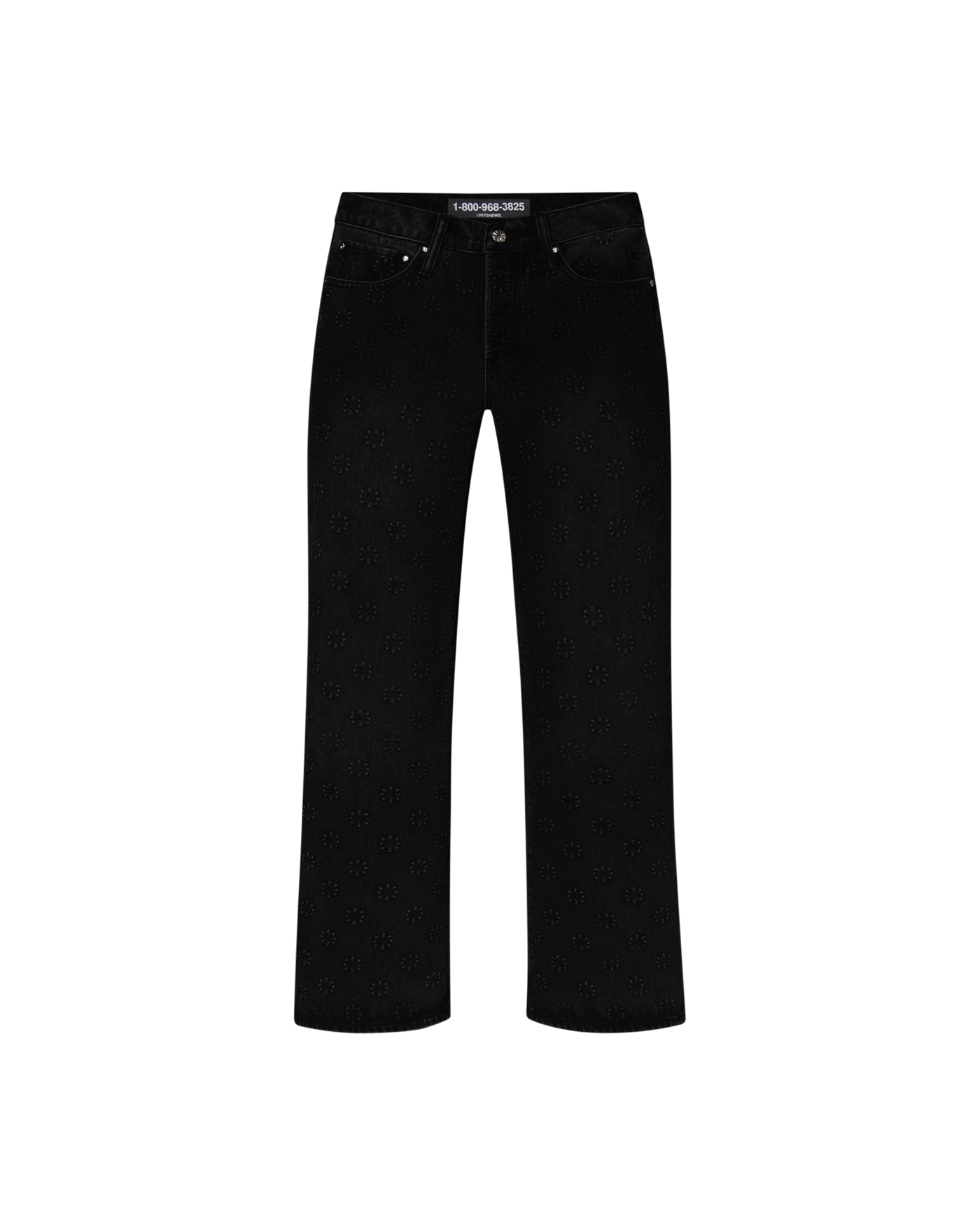 LOST SHDW Embossed Demin Jet Black