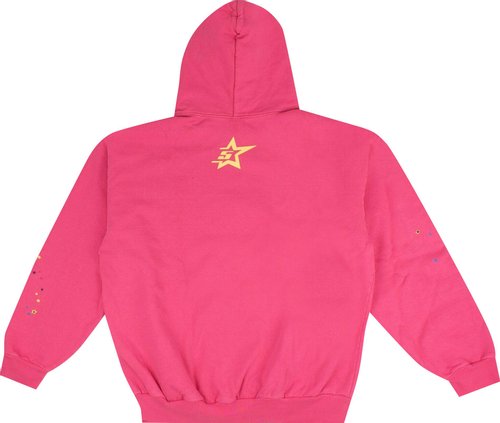 Sp5der Worldwide Hoodie Pink
