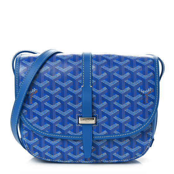 Goyardine Belvedere II PM Messenger Bag Sky Blue