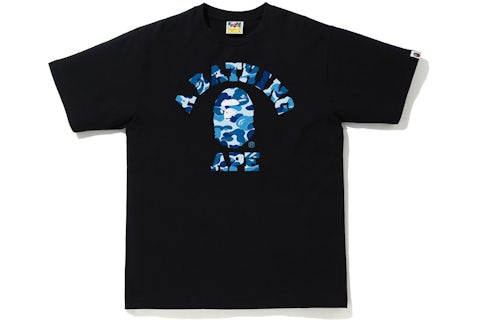 BAPE ABC Camo College Tee (SS21) Black/Blue