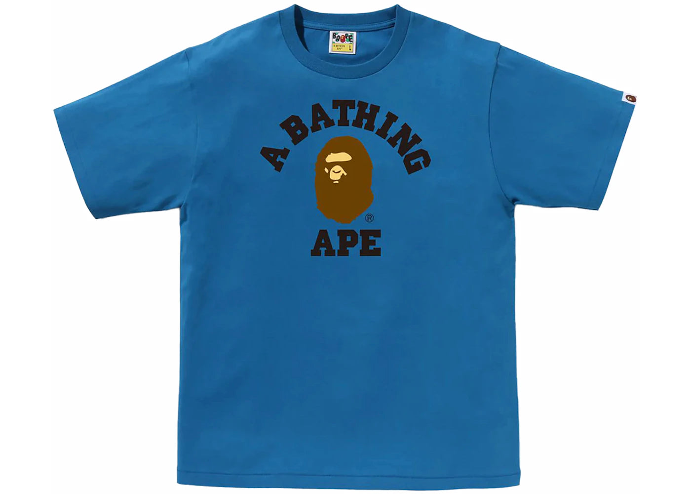 BAPE College Tee (SS24) Blue