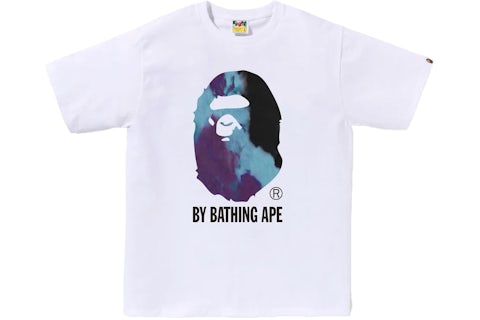 BAPE Tie Dye By Bathing Ape Tee (FW24) White/Black