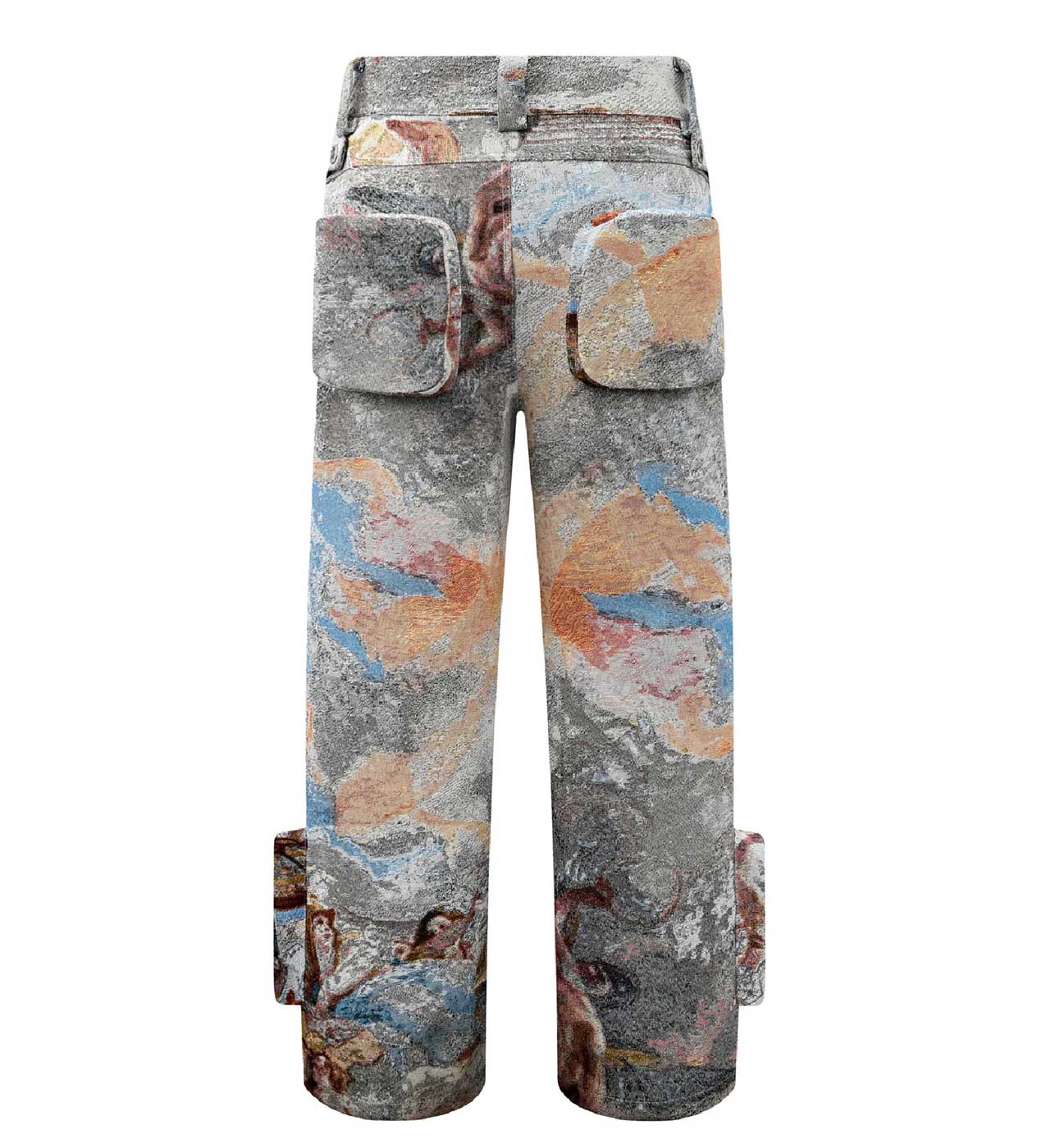 Birth of Royal Child Pozzoartistic Jacquard Cargo Pants