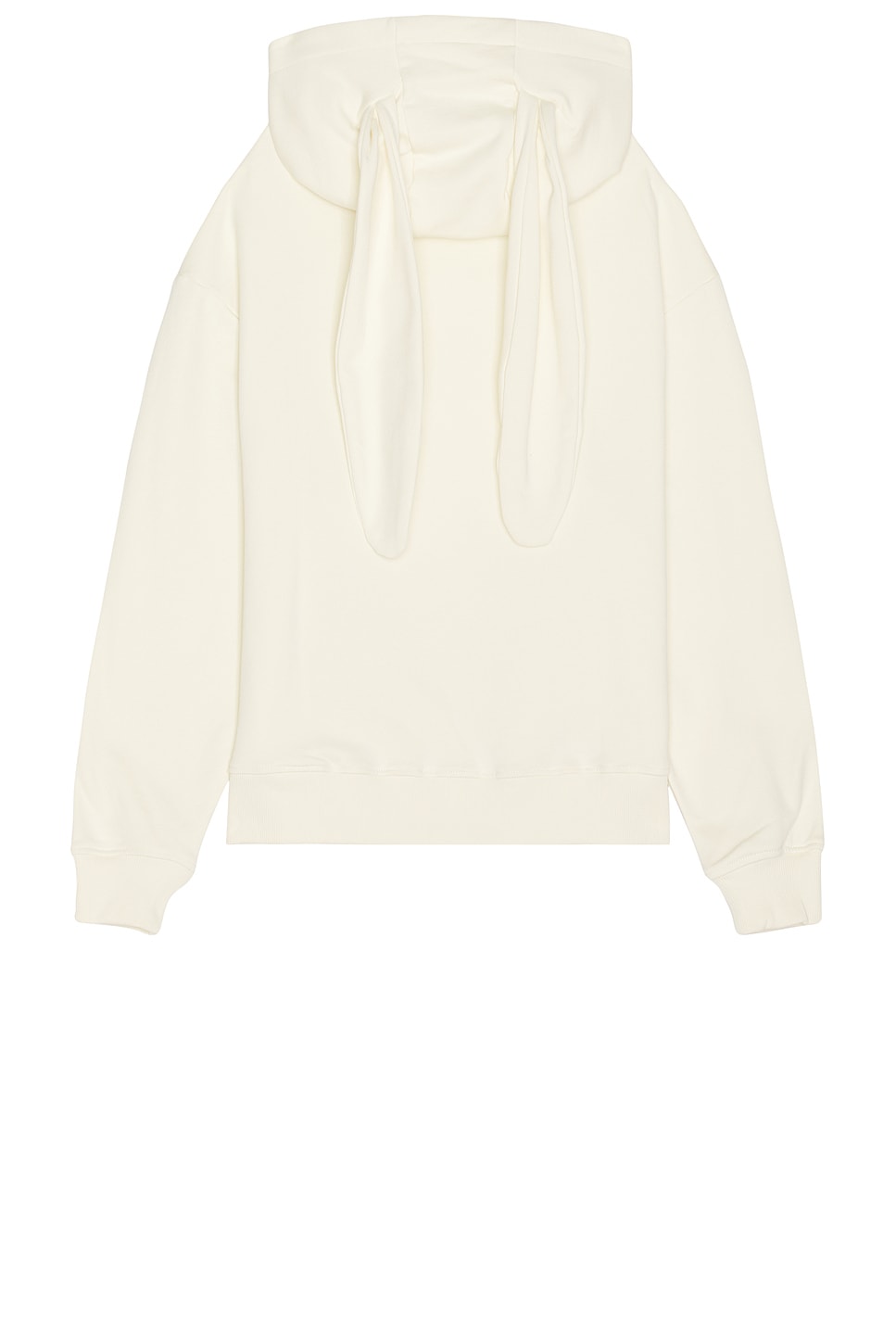 CHARLES JEFFREY LOVERBOY PATCH RABBIT EARS HOODY ECRU
