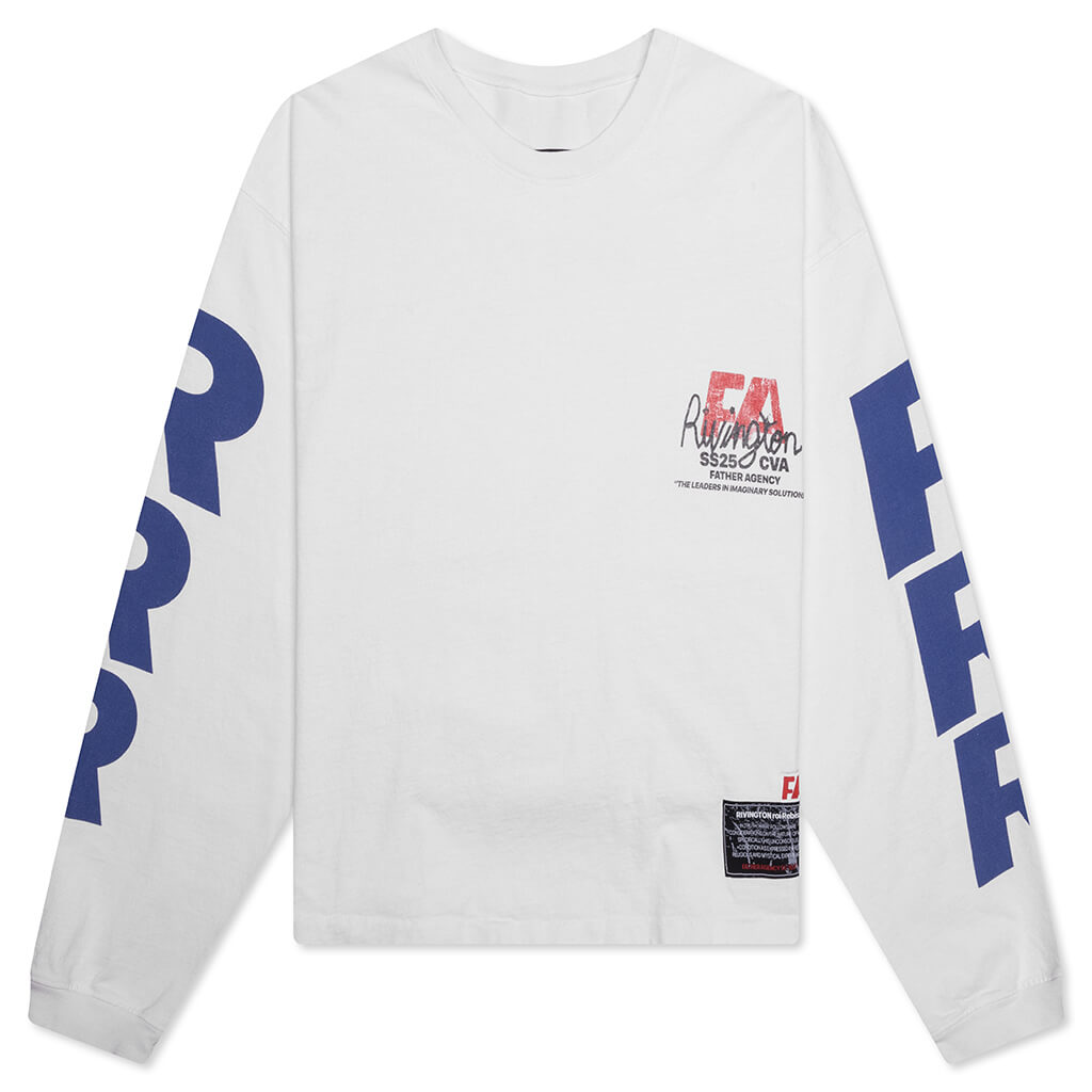 RRR123 FA.CO LS TEE OPTIC WHITE