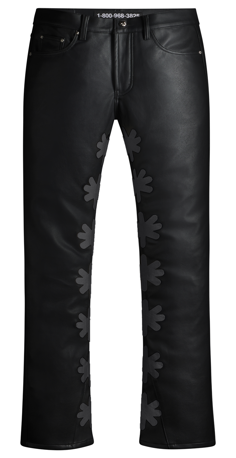LOSTSHDWS LEATHER PANT (BLACK)