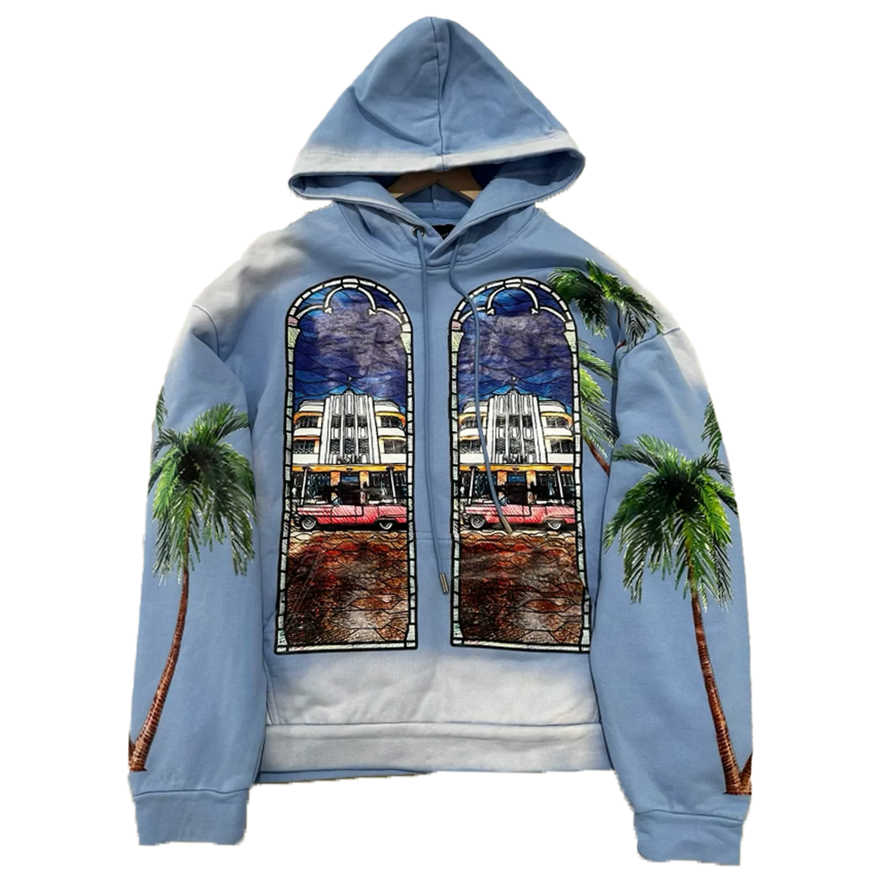 Who Decides War x POTN Hooded Pullover Sky