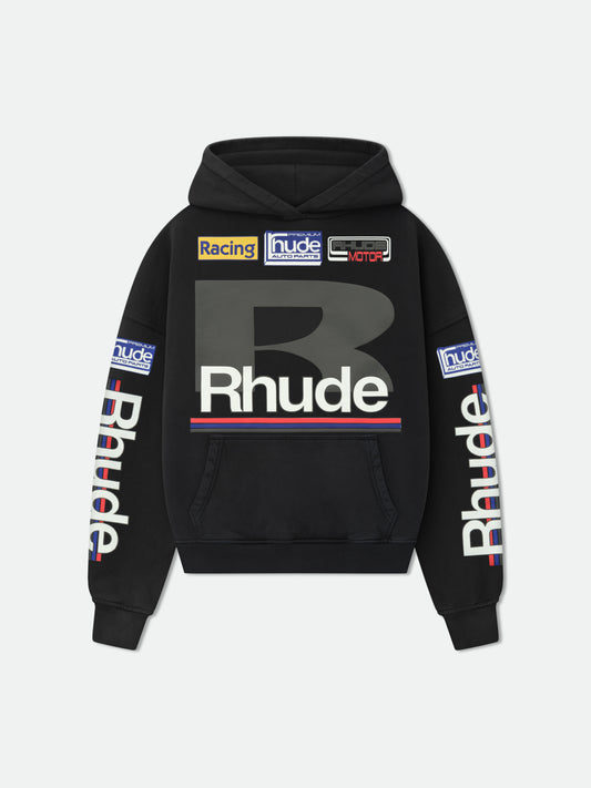 Rhude Petrol Patch Graphic Hoodie