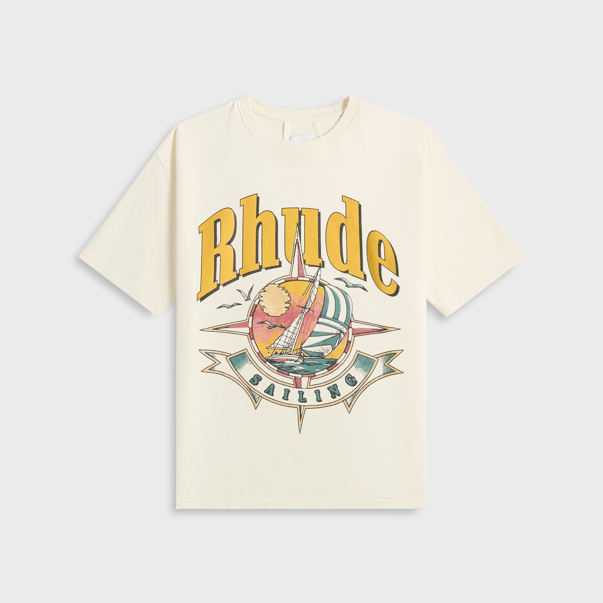 Rhude Port de Rhude Tee Vintage White