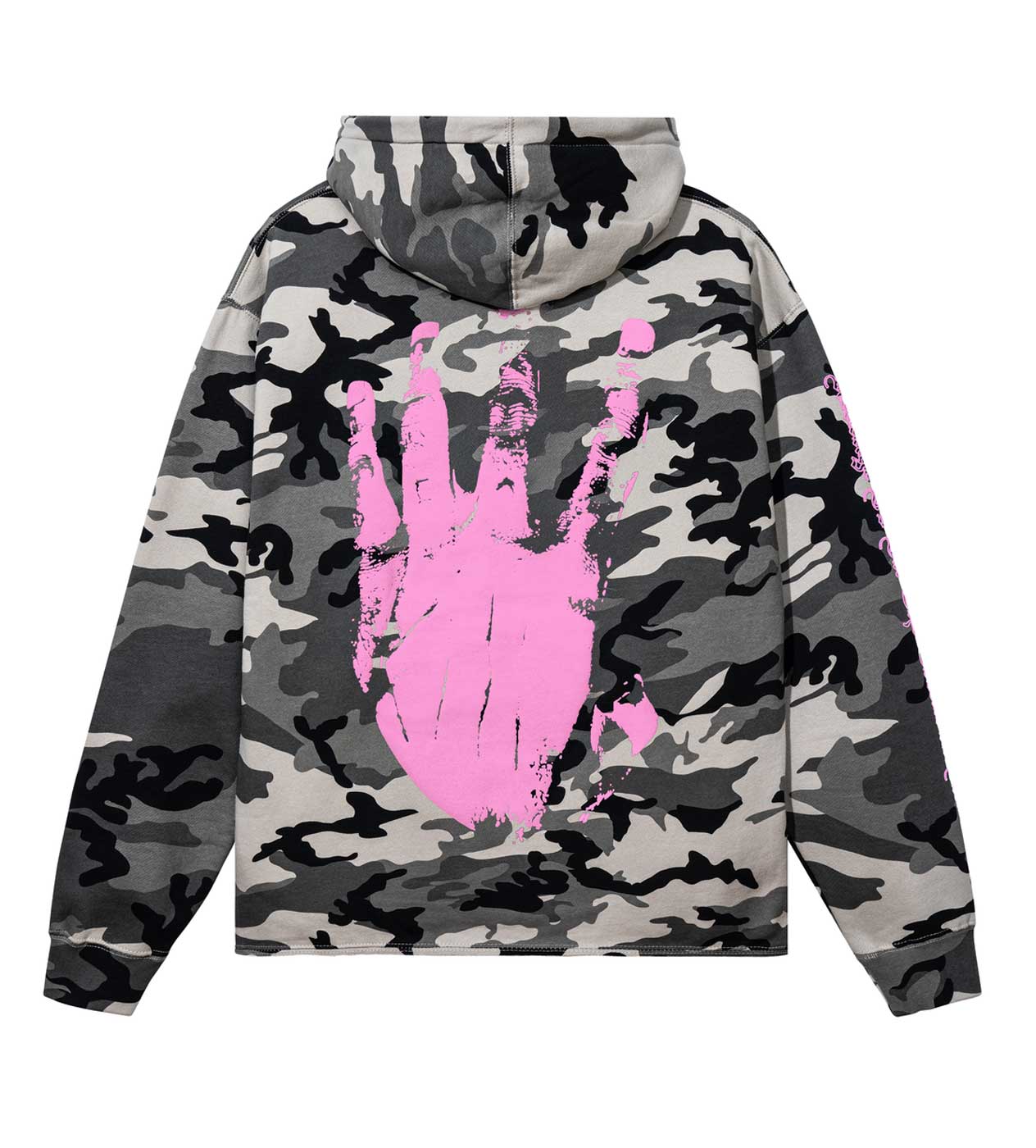 Revenge X Kill Hoodie Snow Camo/Pink