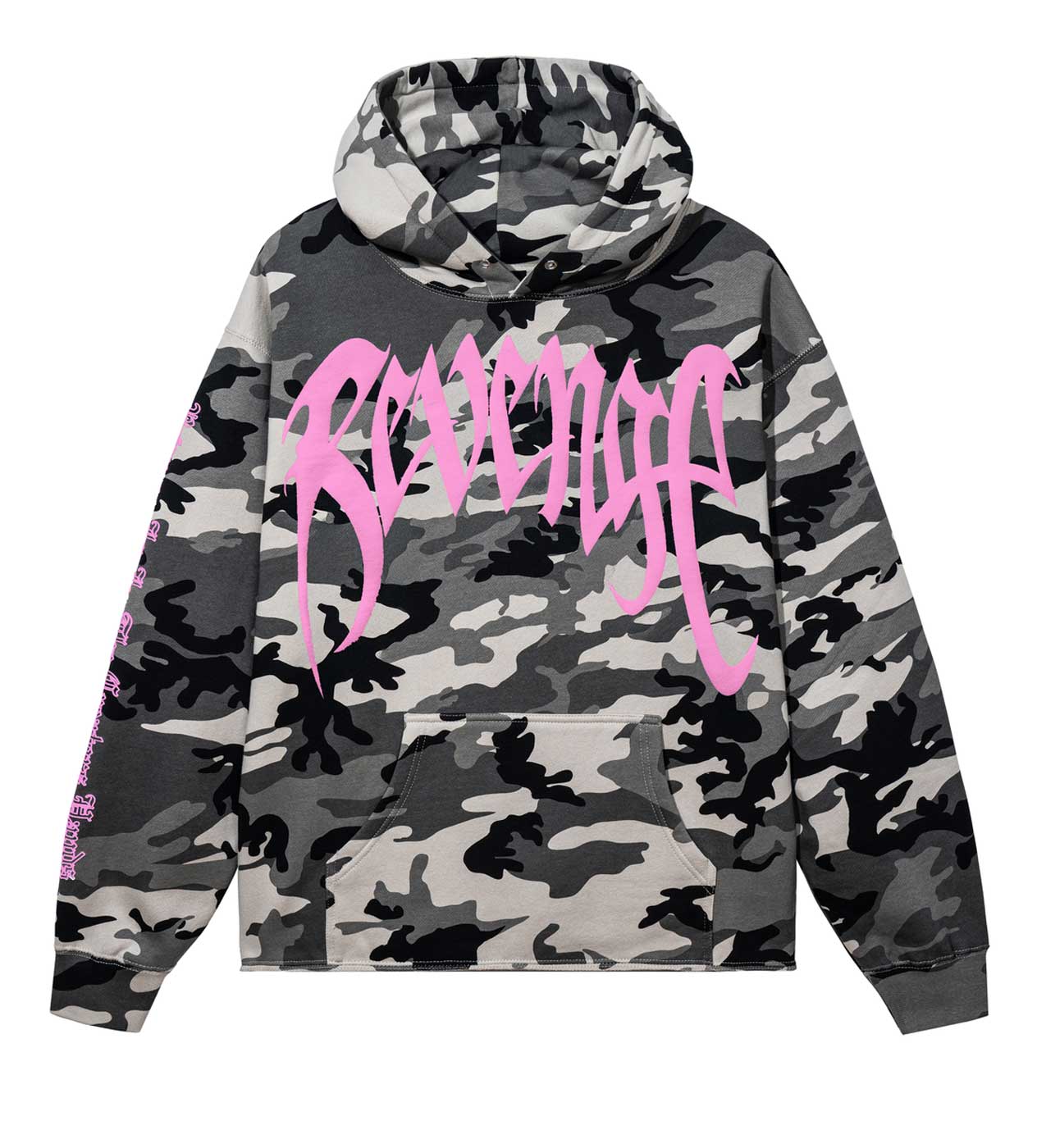 Revenge X Kill Hoodie Snow Camo/Pink
