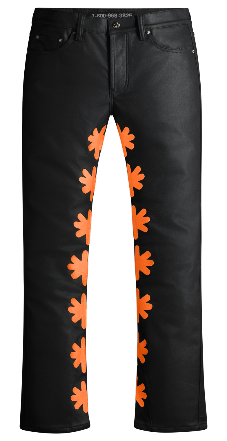 LOSTSHDWS WAX PANT (ORANGE)
