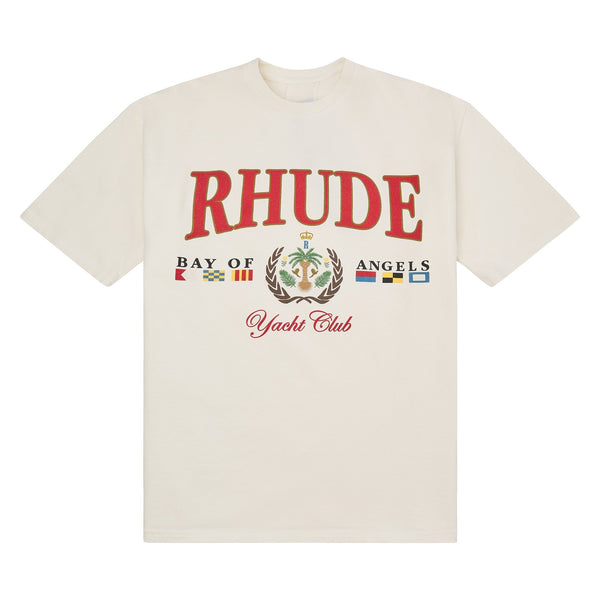 Rhude Bay of Angels Yacht Tee Vintage White