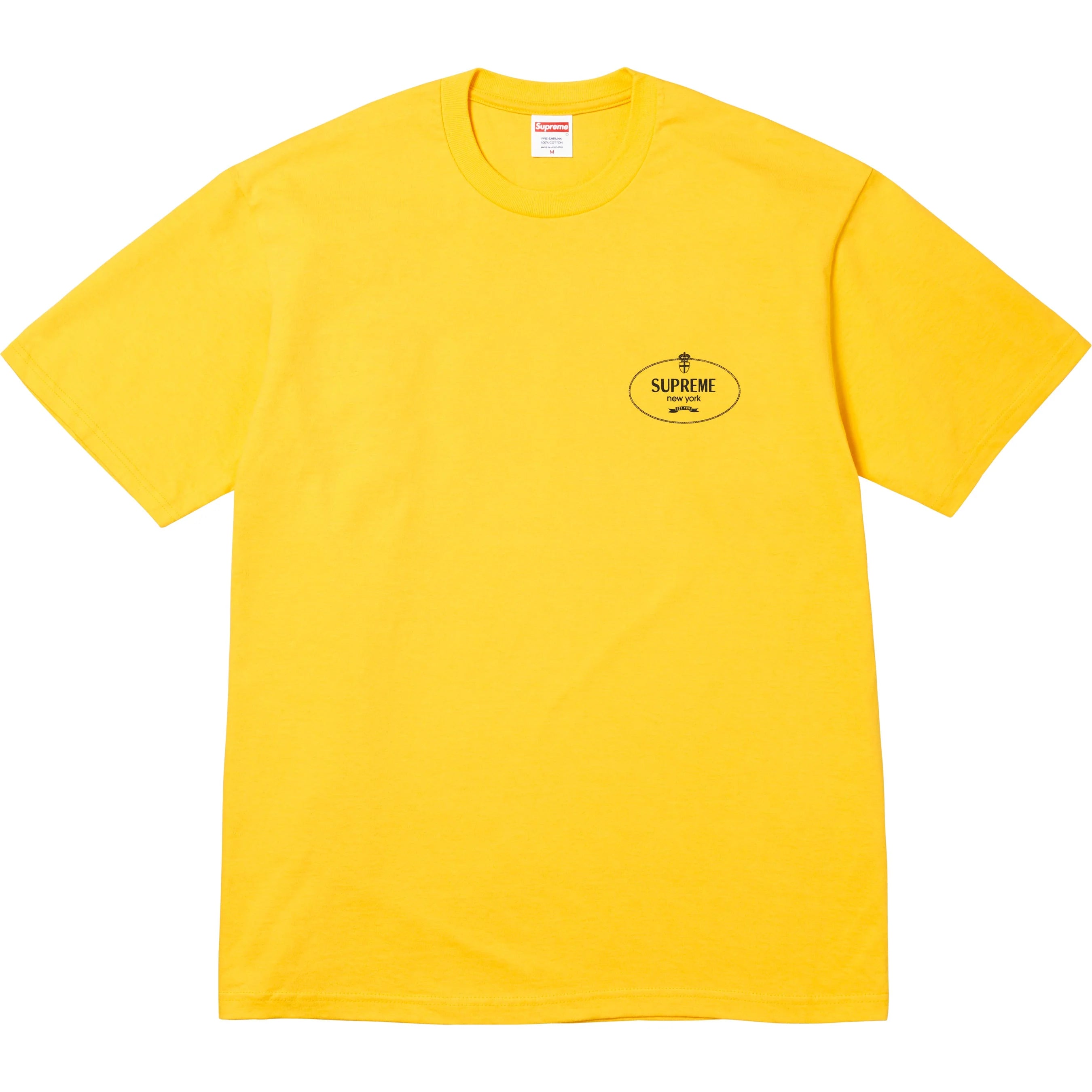 Supreme Crest Tee (FW24) Yellow
