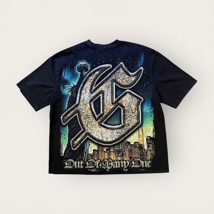 GODSPEED Sightseeing-Black-Wash T-Shirt