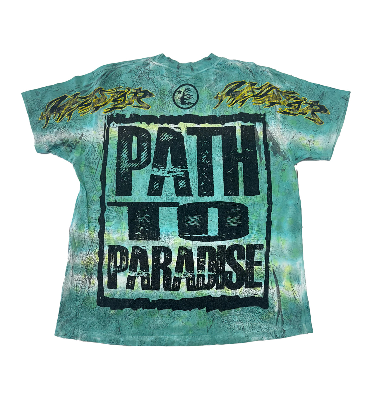 Hellstar Rasta Skull Tye-Dye T-Shirt Green