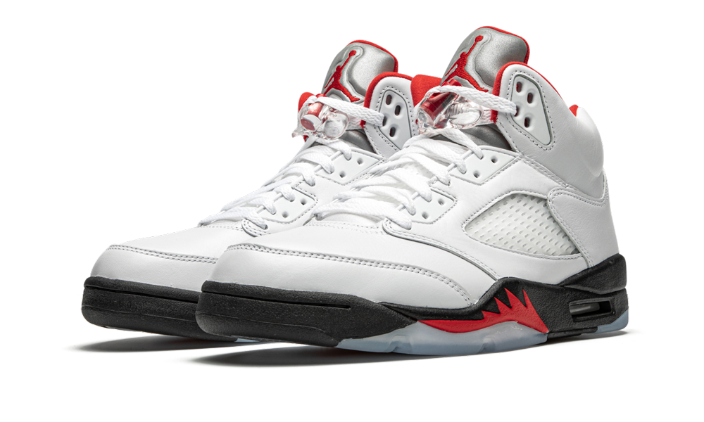 Air Jordan 5 Retro Fire Red Silver Tongue (2020)
