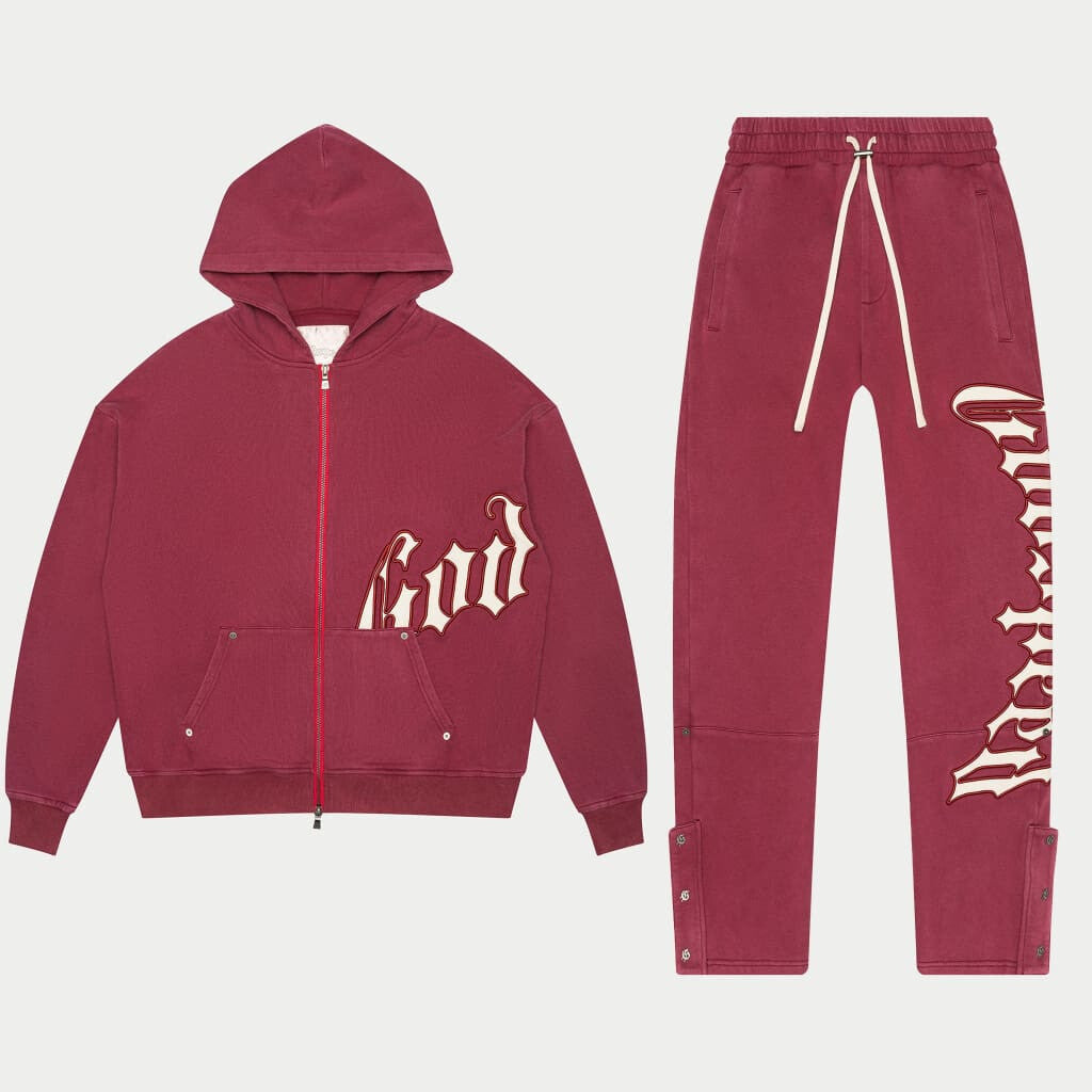 Godspeed OG Logo V2 Sweatsuit (Burgundy)