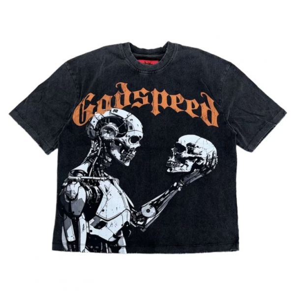 GODSPEED "Man Vs AI" T-Shirt (Black)
