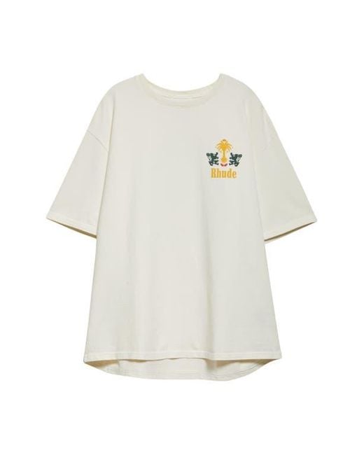 Rhude Ridge Tobacco Tee White