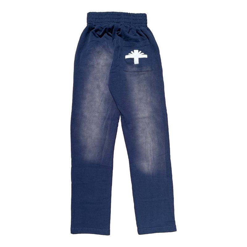 Vertabrae Sweatpants Faded Navy/ White